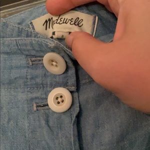 Madewell chambray skirt